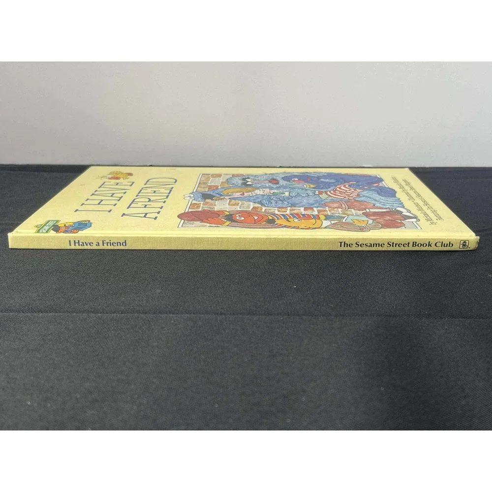 Sesame Street‎ I Have A Friend Book Jim Henson Muppets 1981 vintage